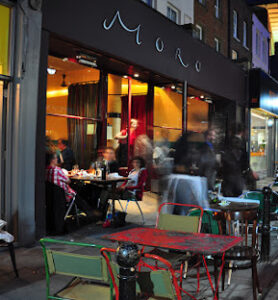 Moro restaurant exmouth market Clerkenwell London EC1